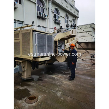 Tensor del extractor hidráulico para cuatro conductores bundeados